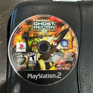 Tom Clancy's Ghost Recon 2 PS2 Game Disc Tactical Shooter Ubisoft